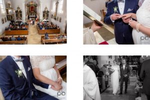 Kirchliche Hochzeit am Chiemsee auf Gut Aiterbach